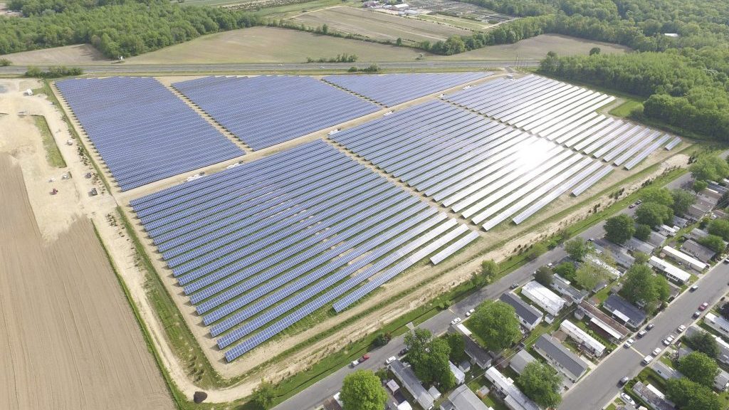 Solar installation from Altus, a Blackstone investment