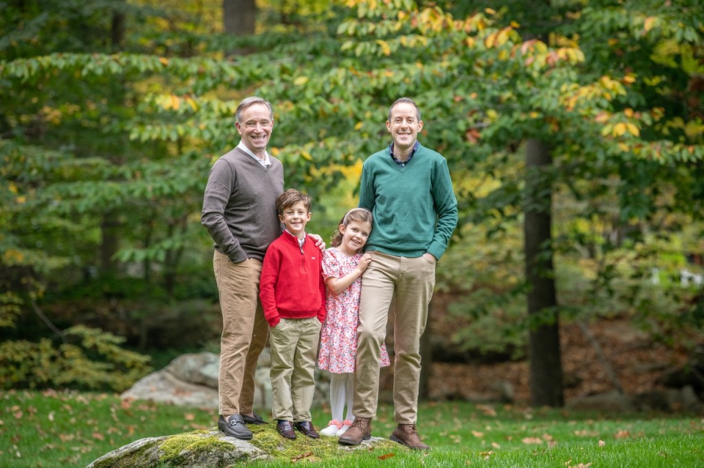 Marshall Sprung and his family