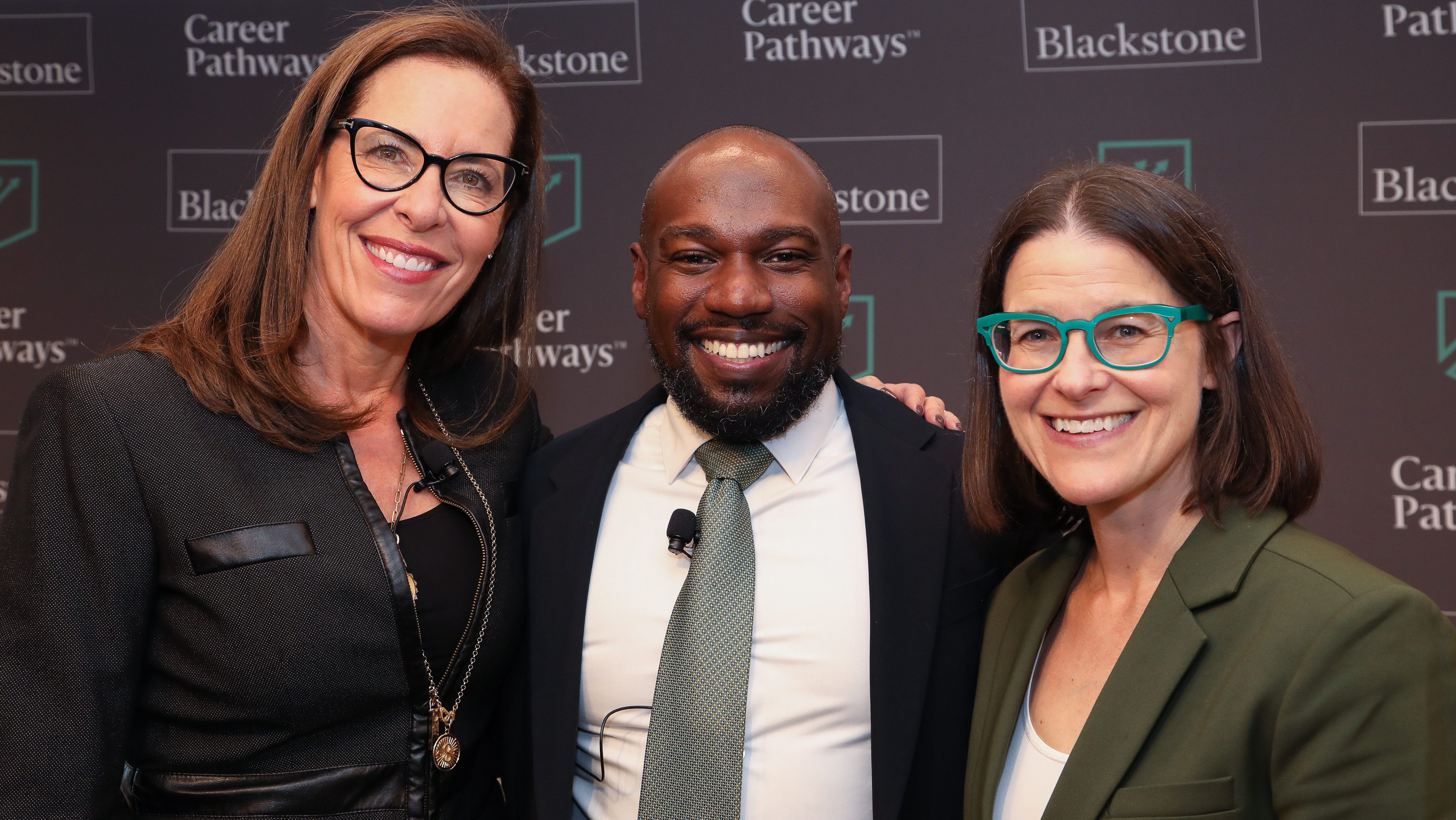 Blackstone Career Pathways Marcus Felder Maura Pally Courtney Della Cava