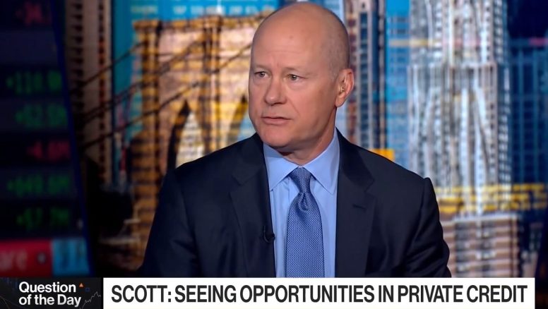 Dwight Scott, blackstone Credit, Bloomberg Interview